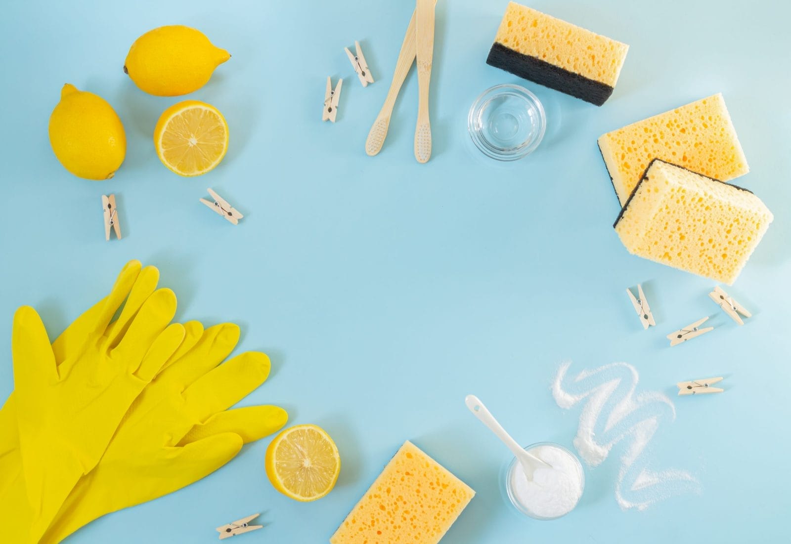 Eco-friendly natural cleaners: lemon