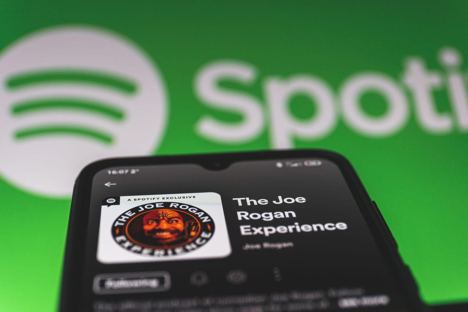 Joe Rogan podcast on spotify