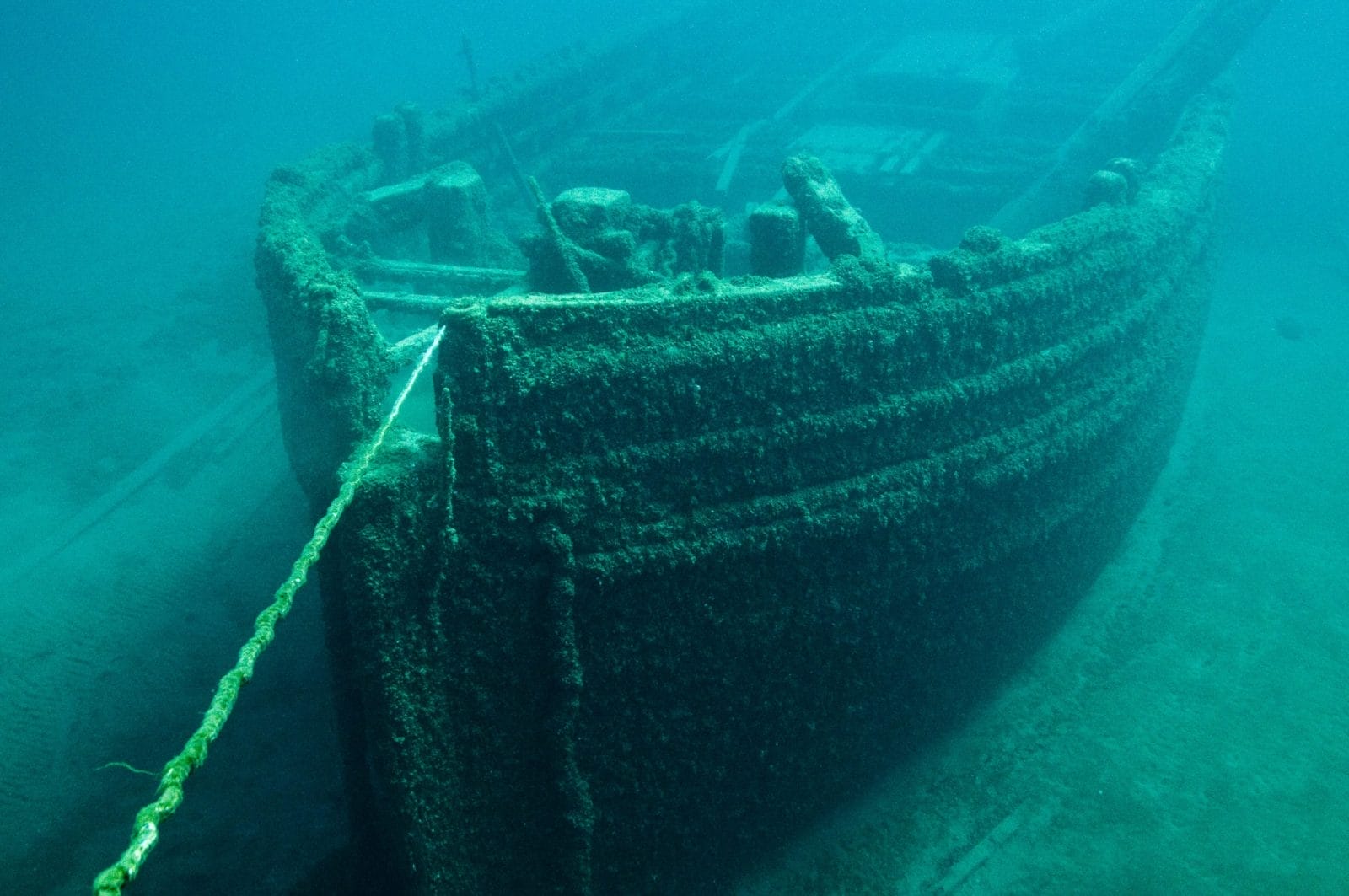 Shipwreck underwater