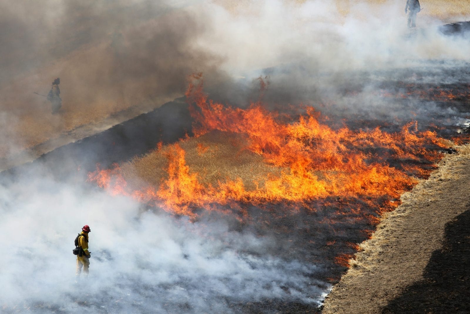 CAL FIRE putting out fire