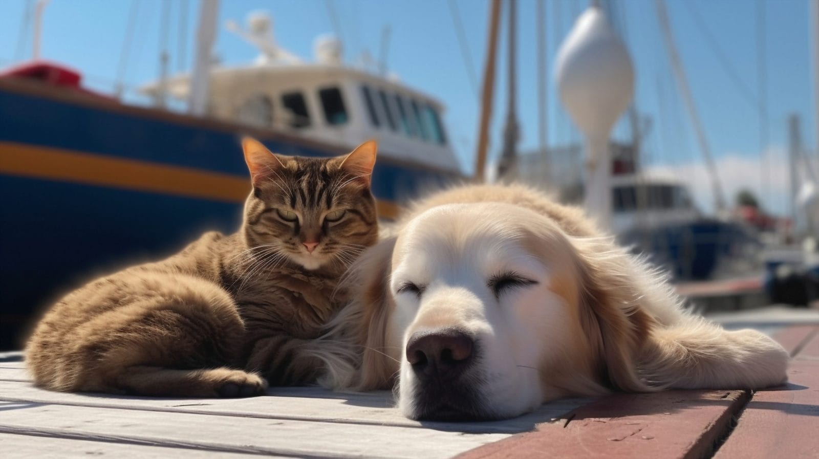 cat and dog friends