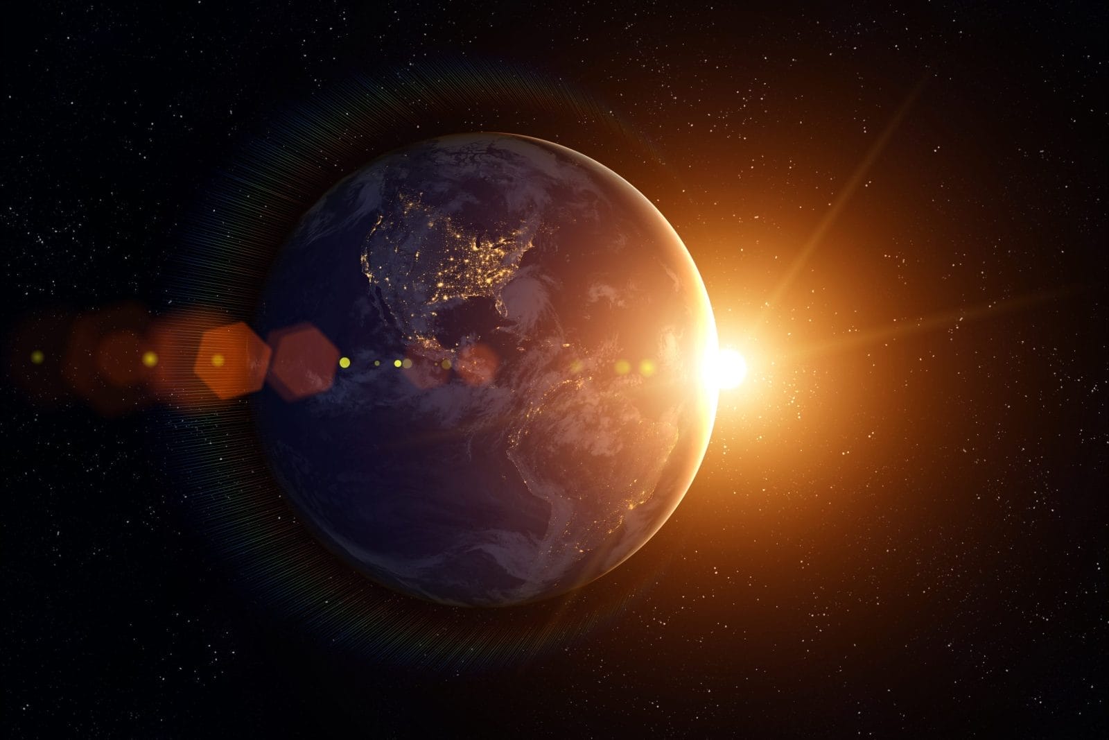 sun in space