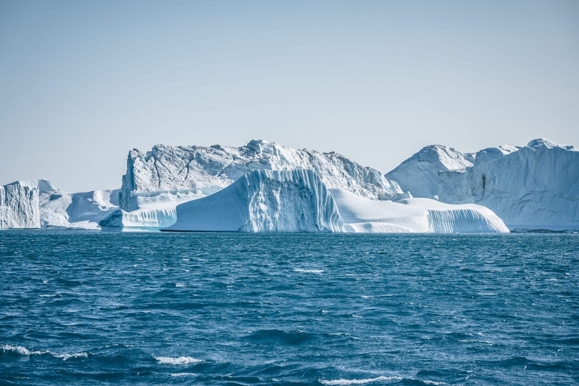 Snow and ice in Antarctica