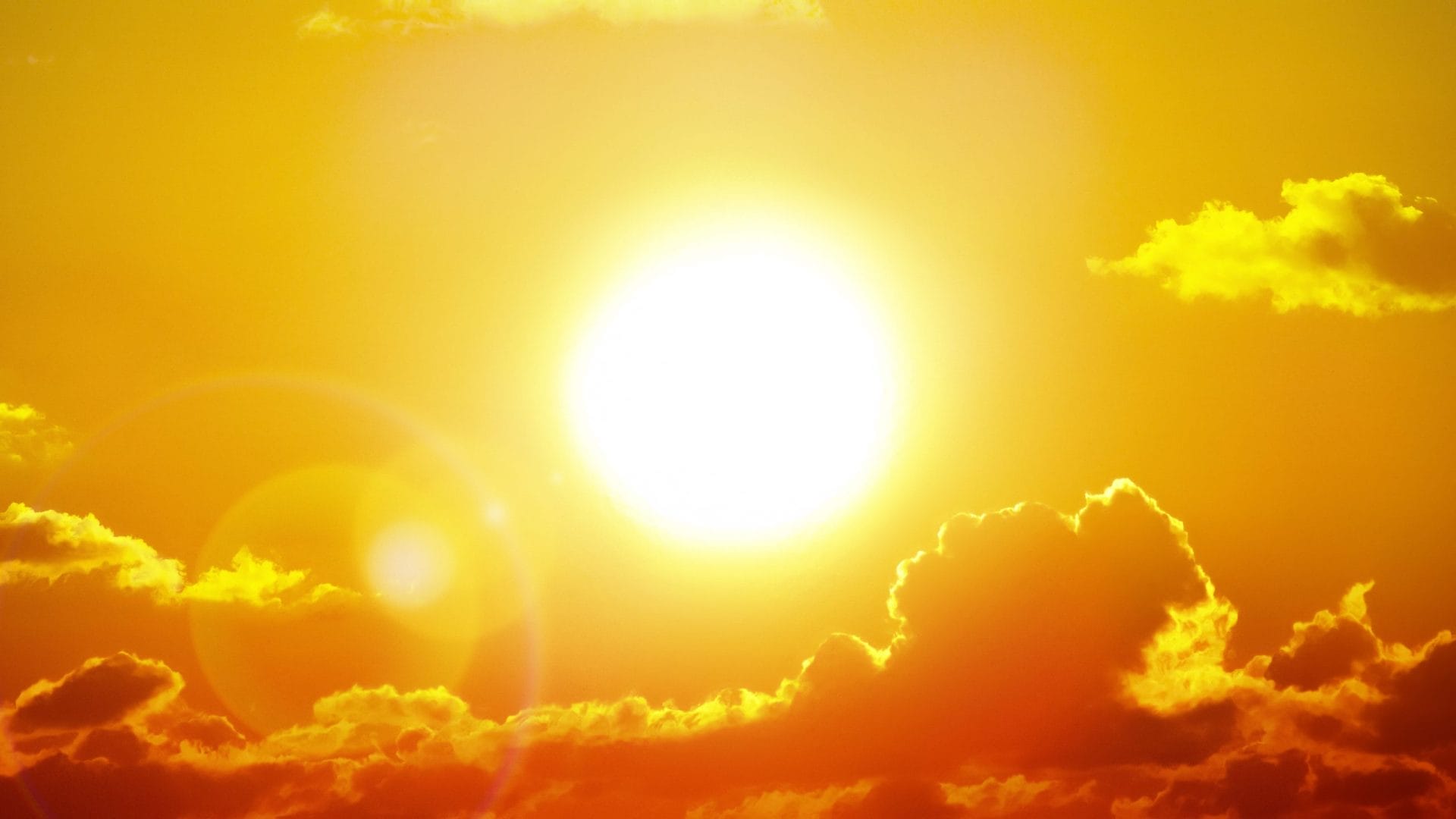 Sun in the sky