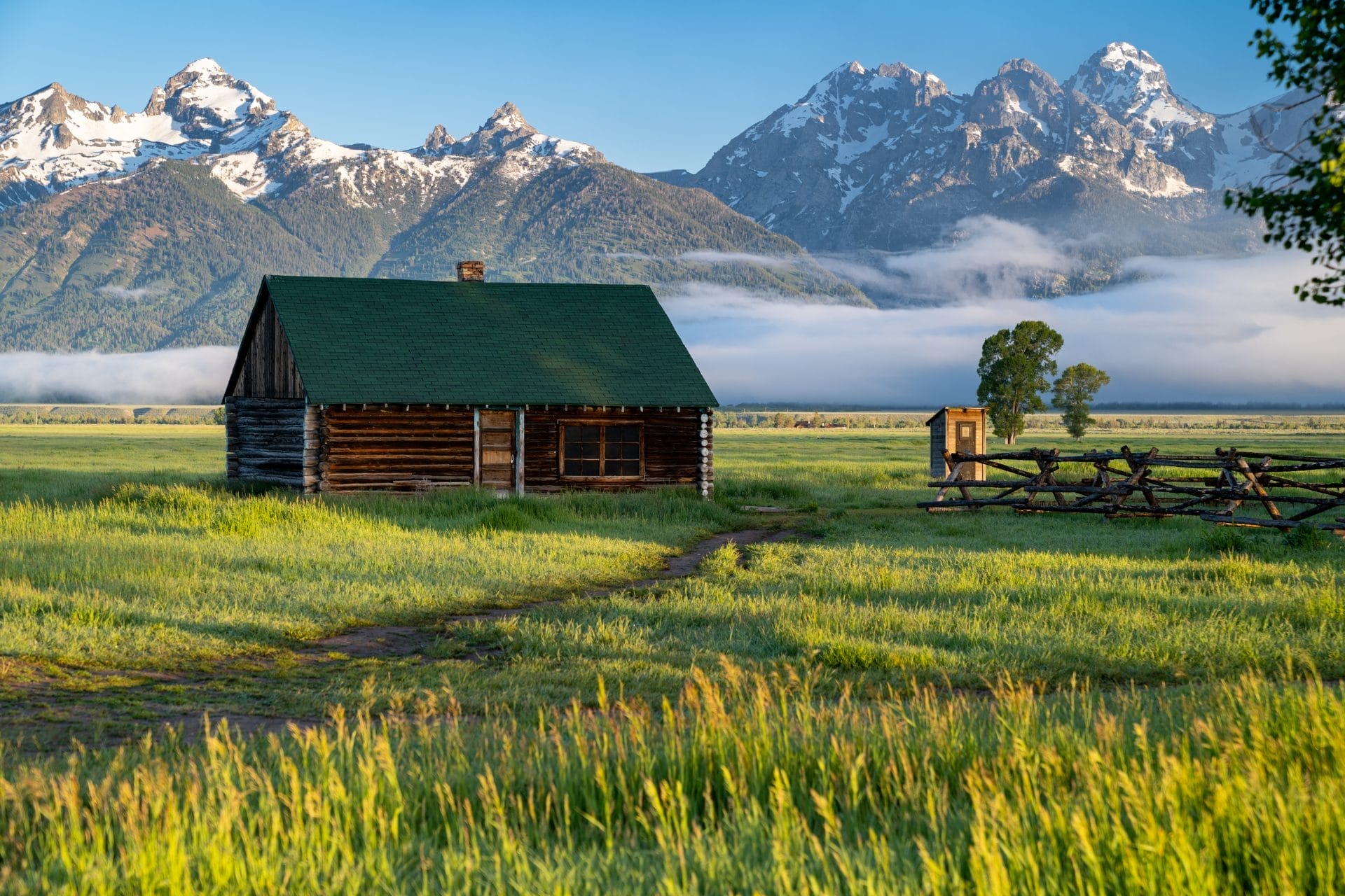 Rustic building in Wyoming