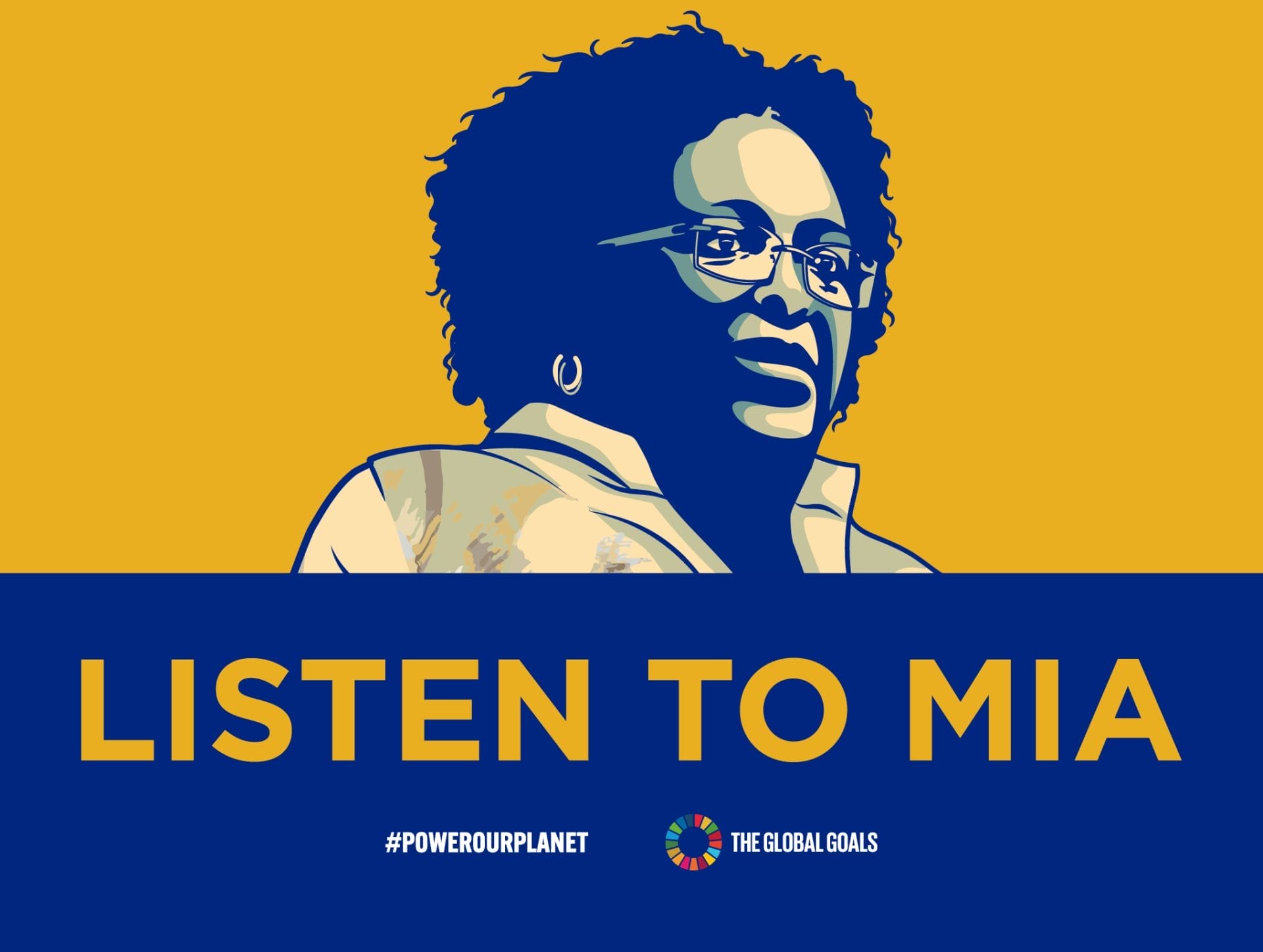 A popular image of Barbados' Prime Minister Mia Mottley