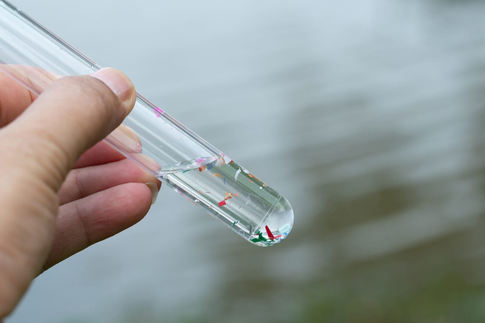 Microplastics in water