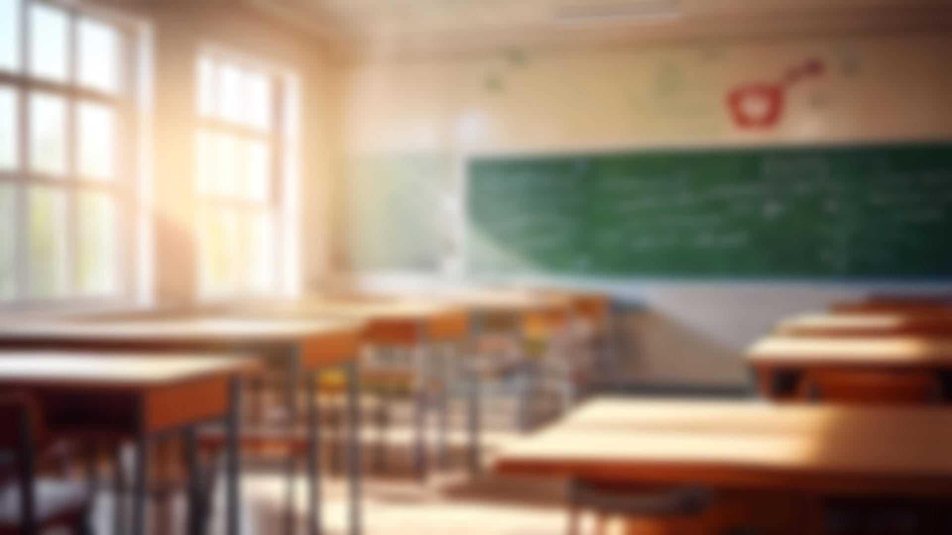 Classroom out of focus